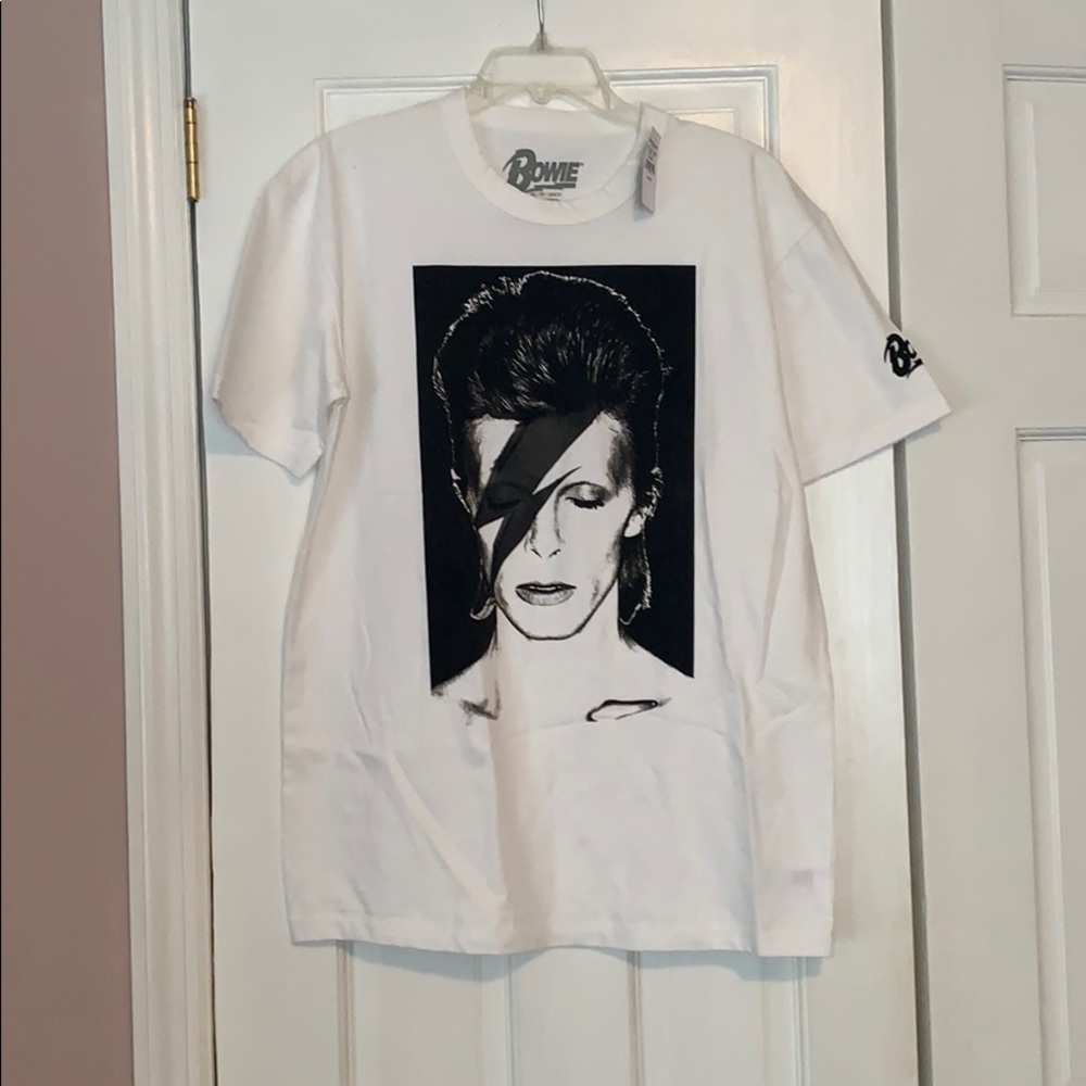Black and white bowie tee - Picture 1 of 4